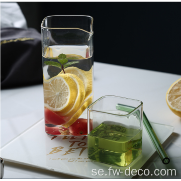 Square Cup Creative Juice Cup Water Glass